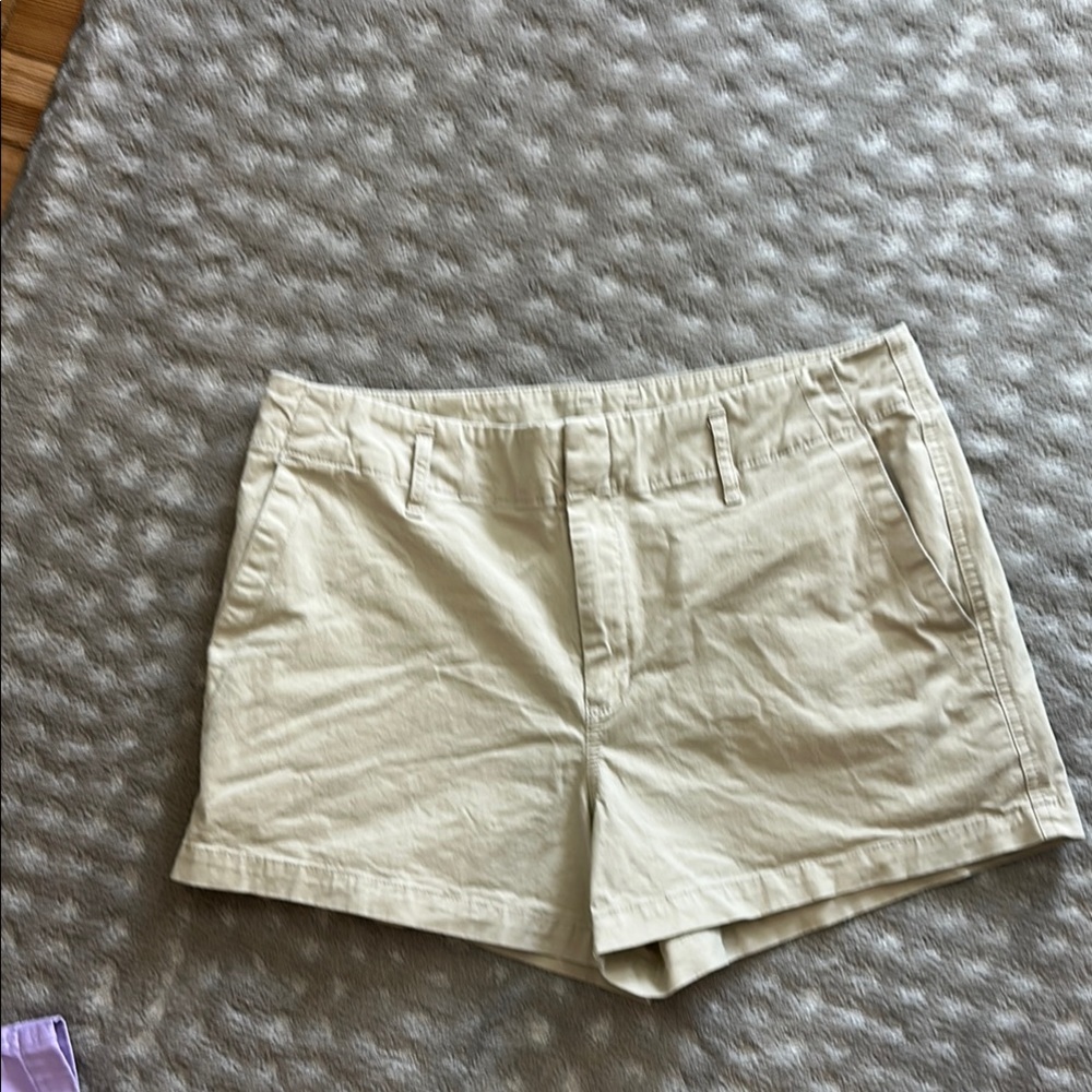 a new day Tan Bermuda Shorts Casual Cotton Blend